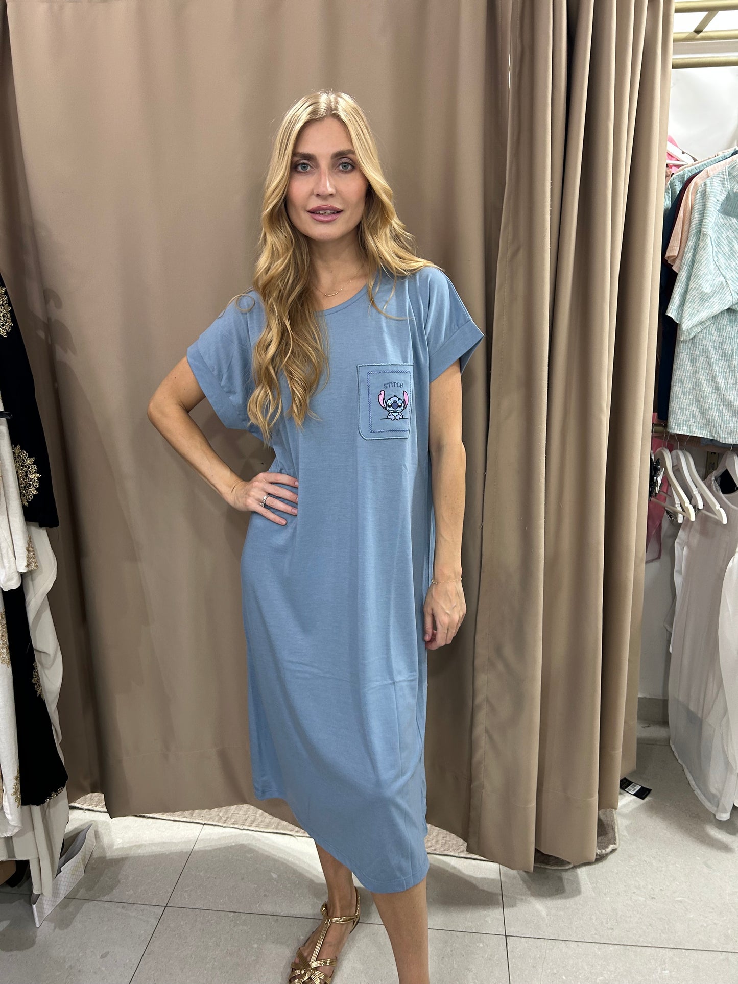 Robe coton stitch