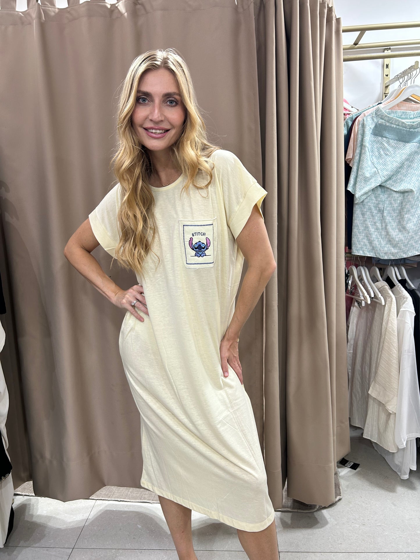 Robe coton stitch