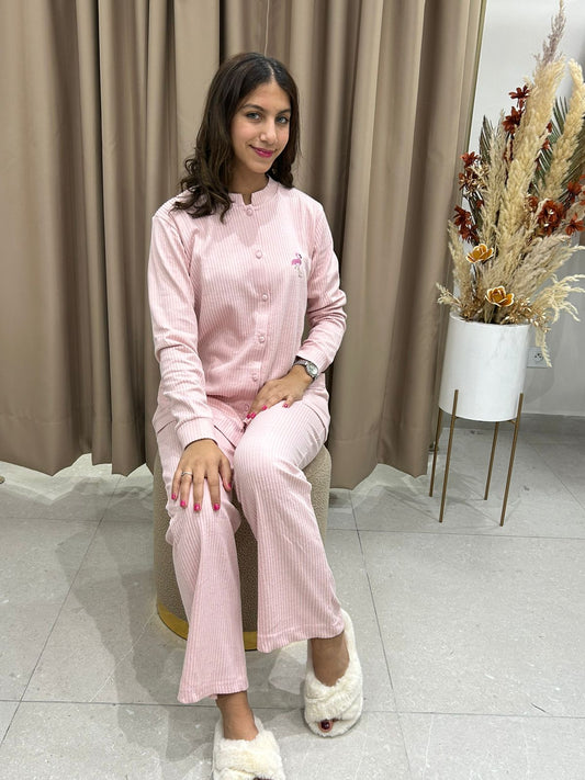 Pyjama en Coton avec Flamingo