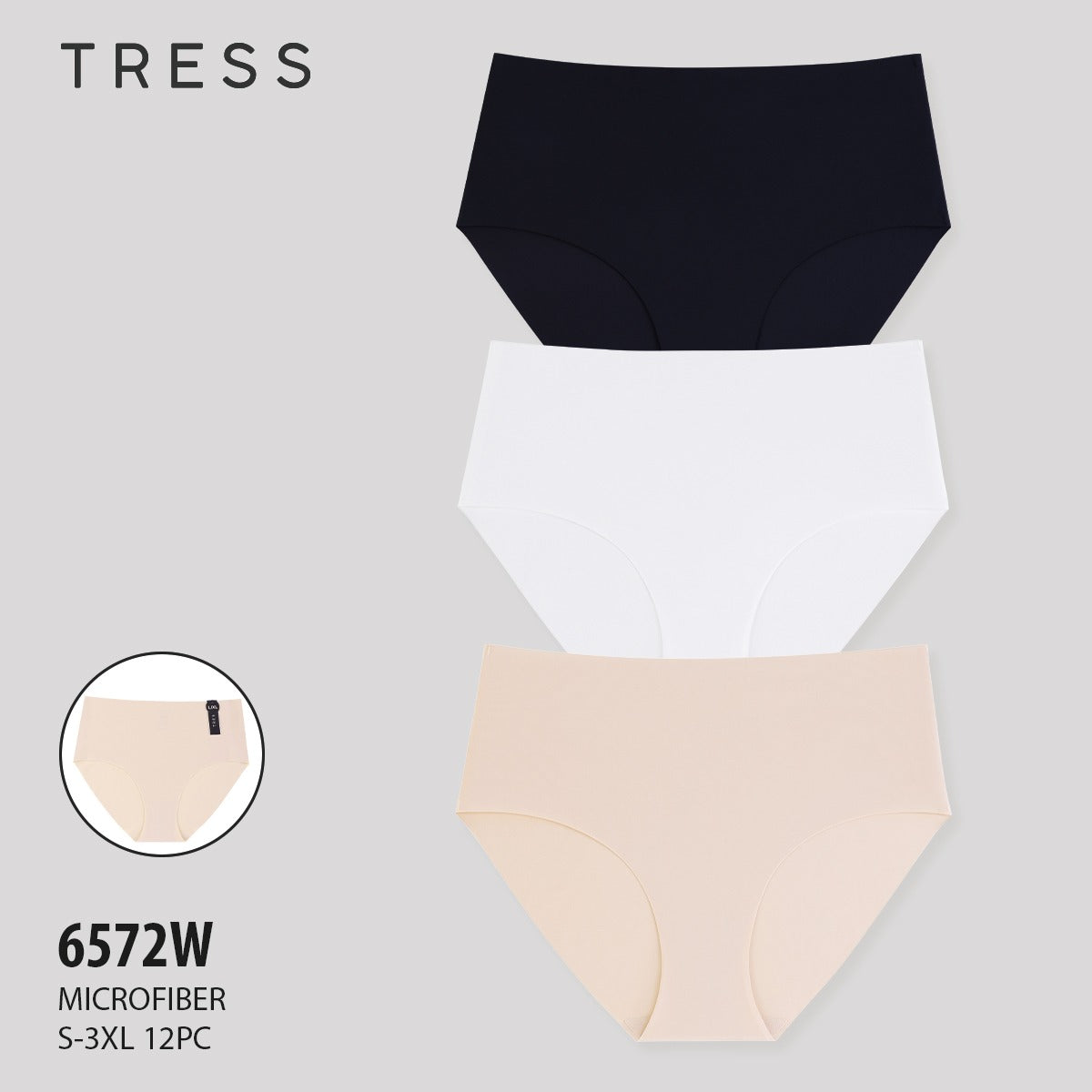 Slips invisibles 3 pcs