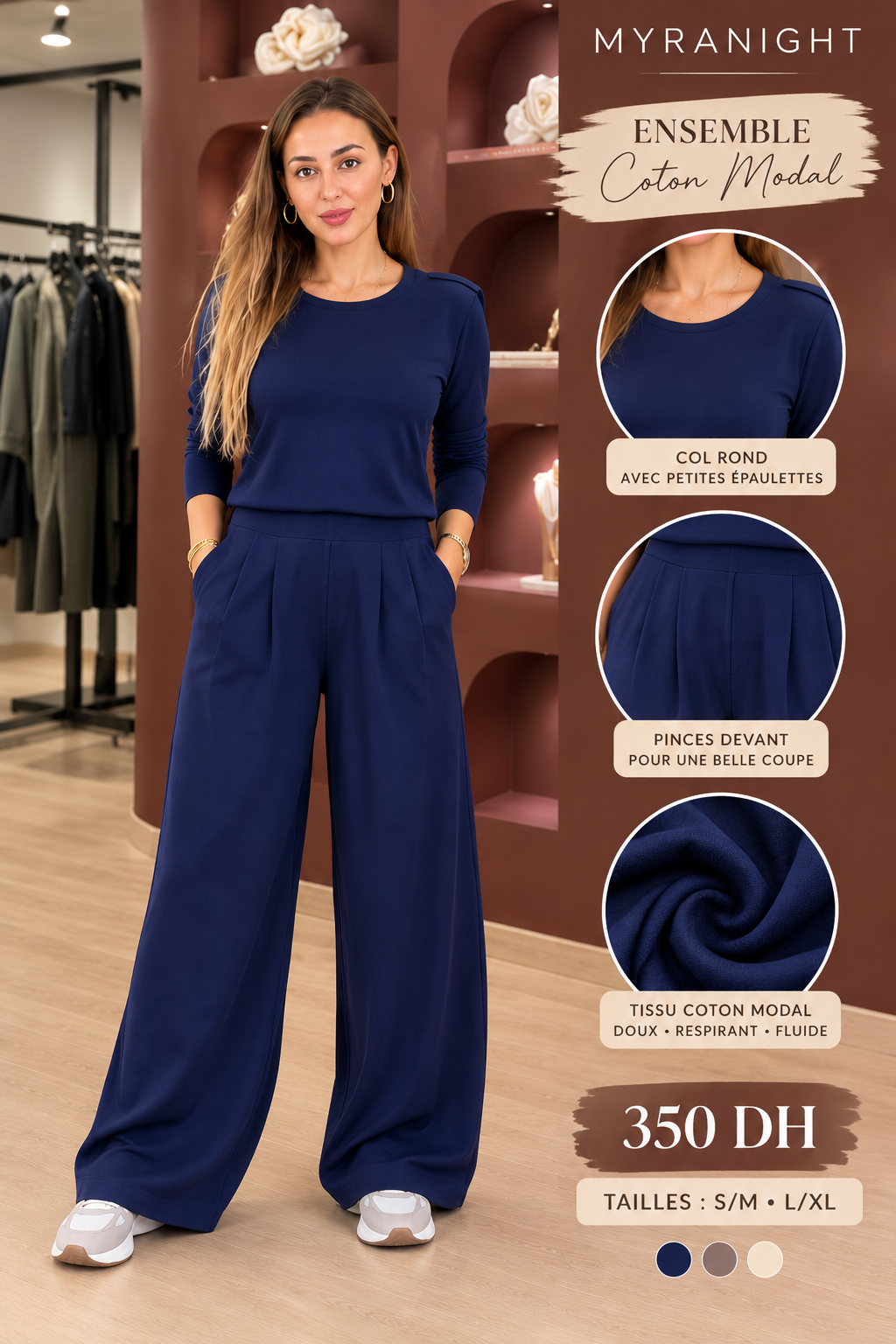 Ensemble coton modale