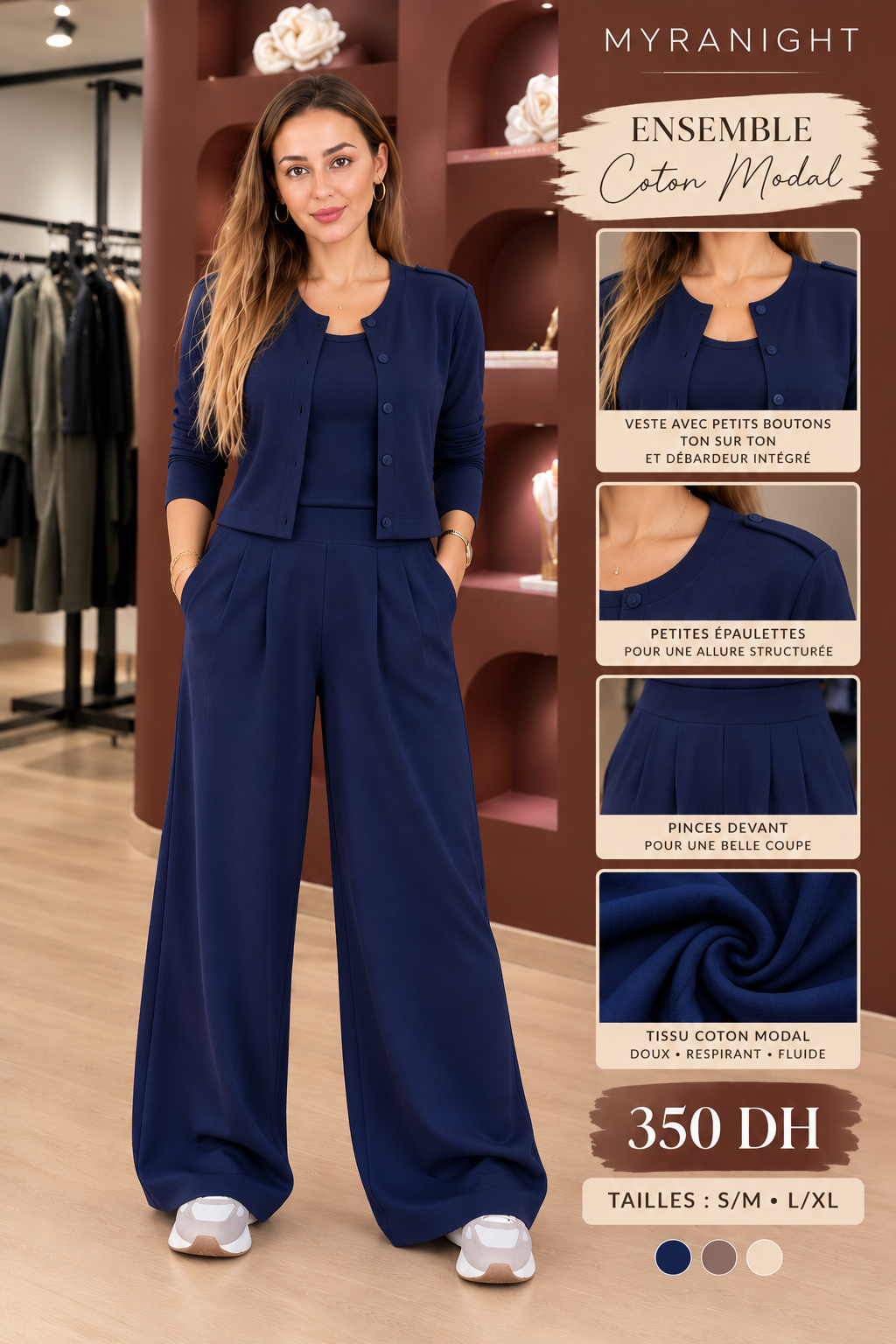 Ensemble coton modale