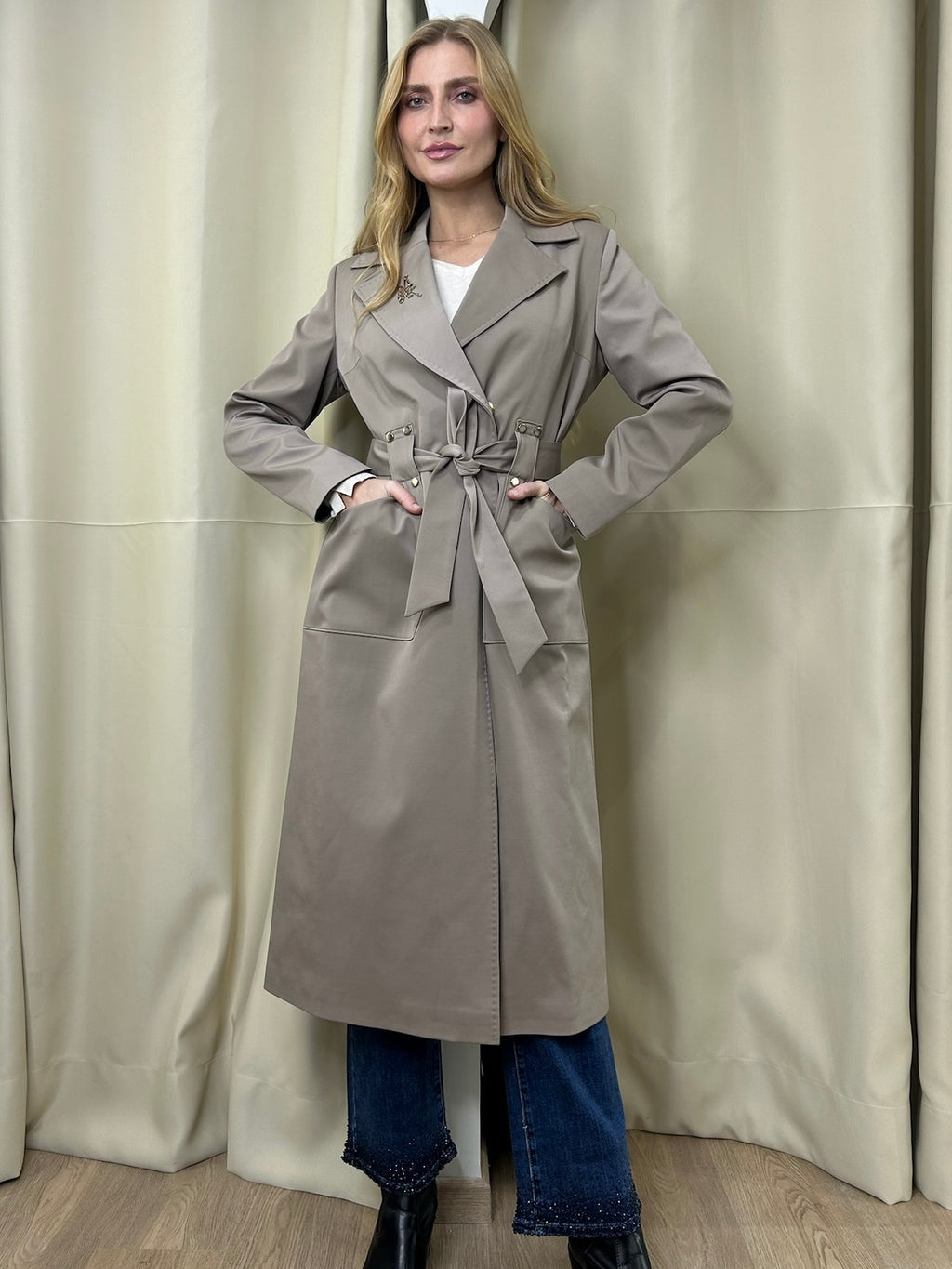 Trench Coat MaxMara Greige