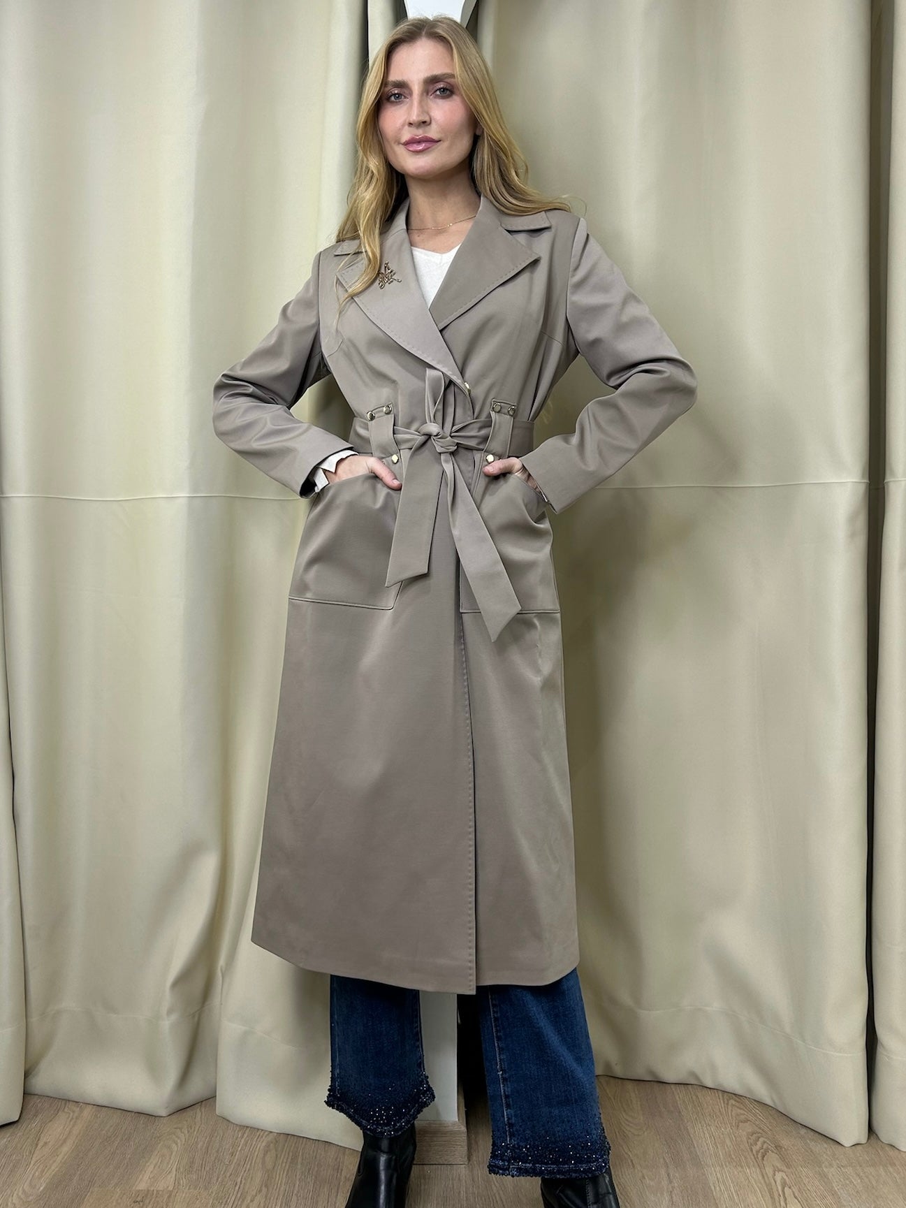 Trench Coat MaxMara Greige