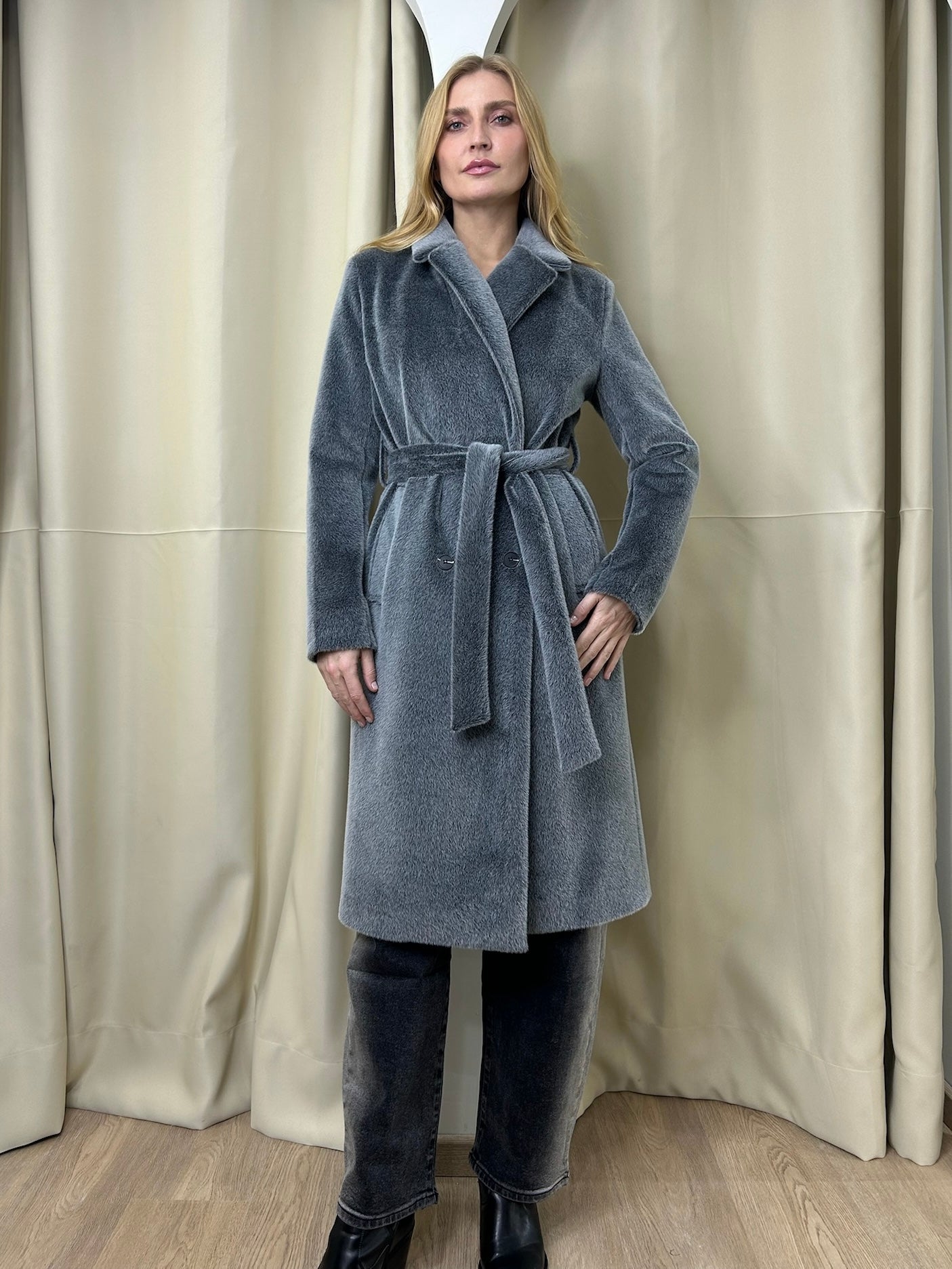 Manteau fourrure rasé