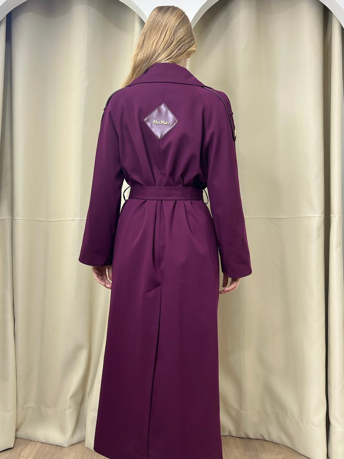 Trench Coat MaxMara Bordeau