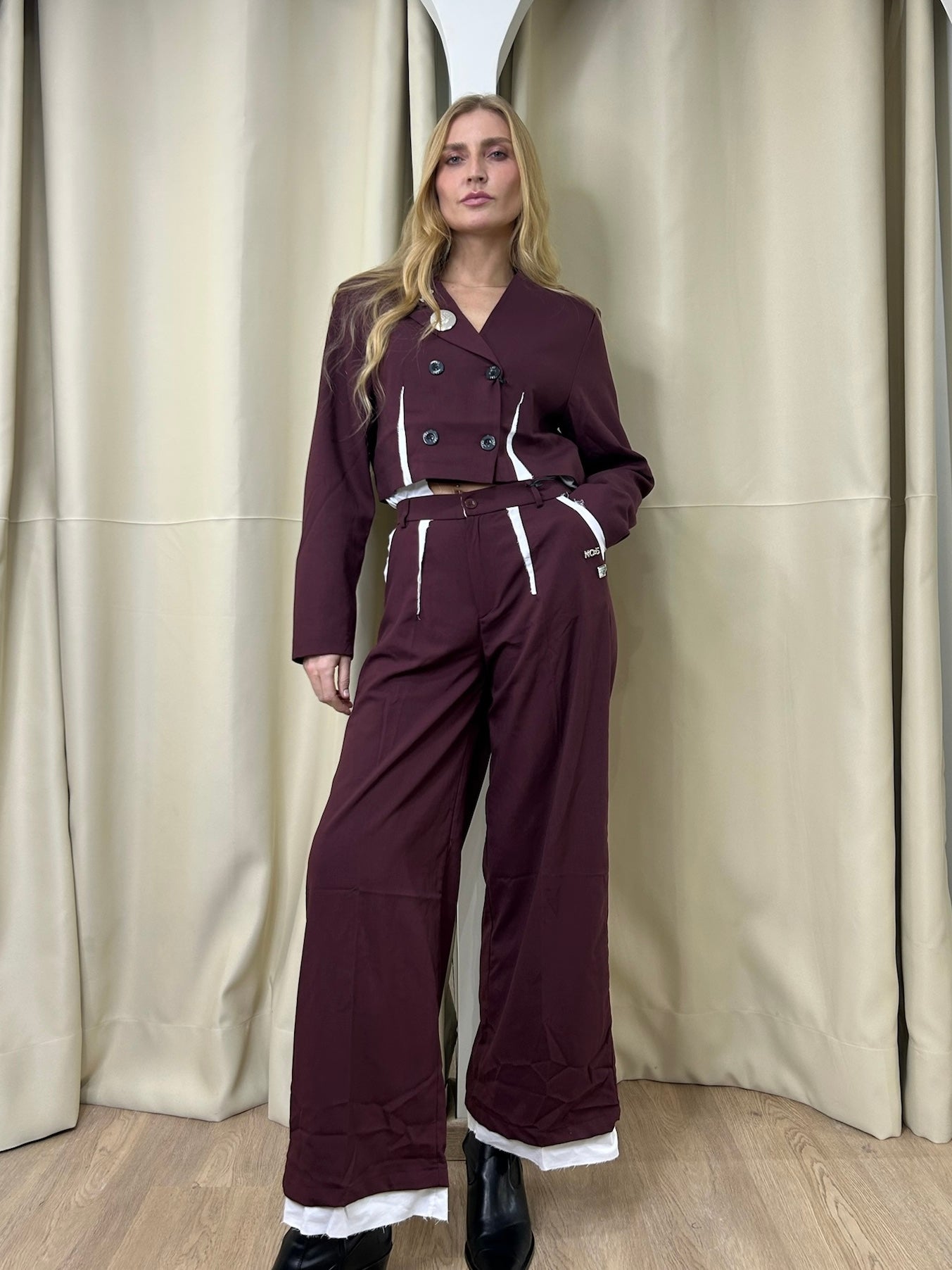 Ensemble Tailleur Crop