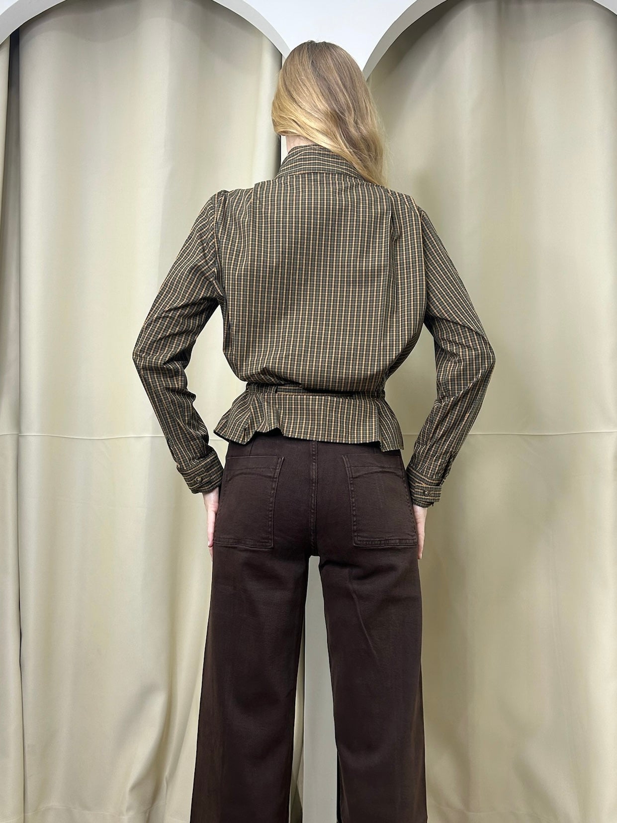 Pantalon Marron Baggy