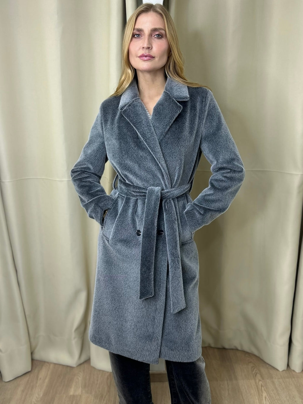 Manteau fourrure rasé