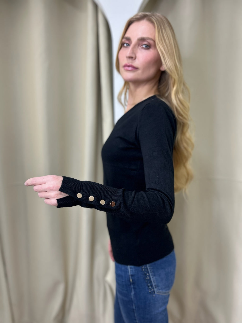 Pull leger en coton riche