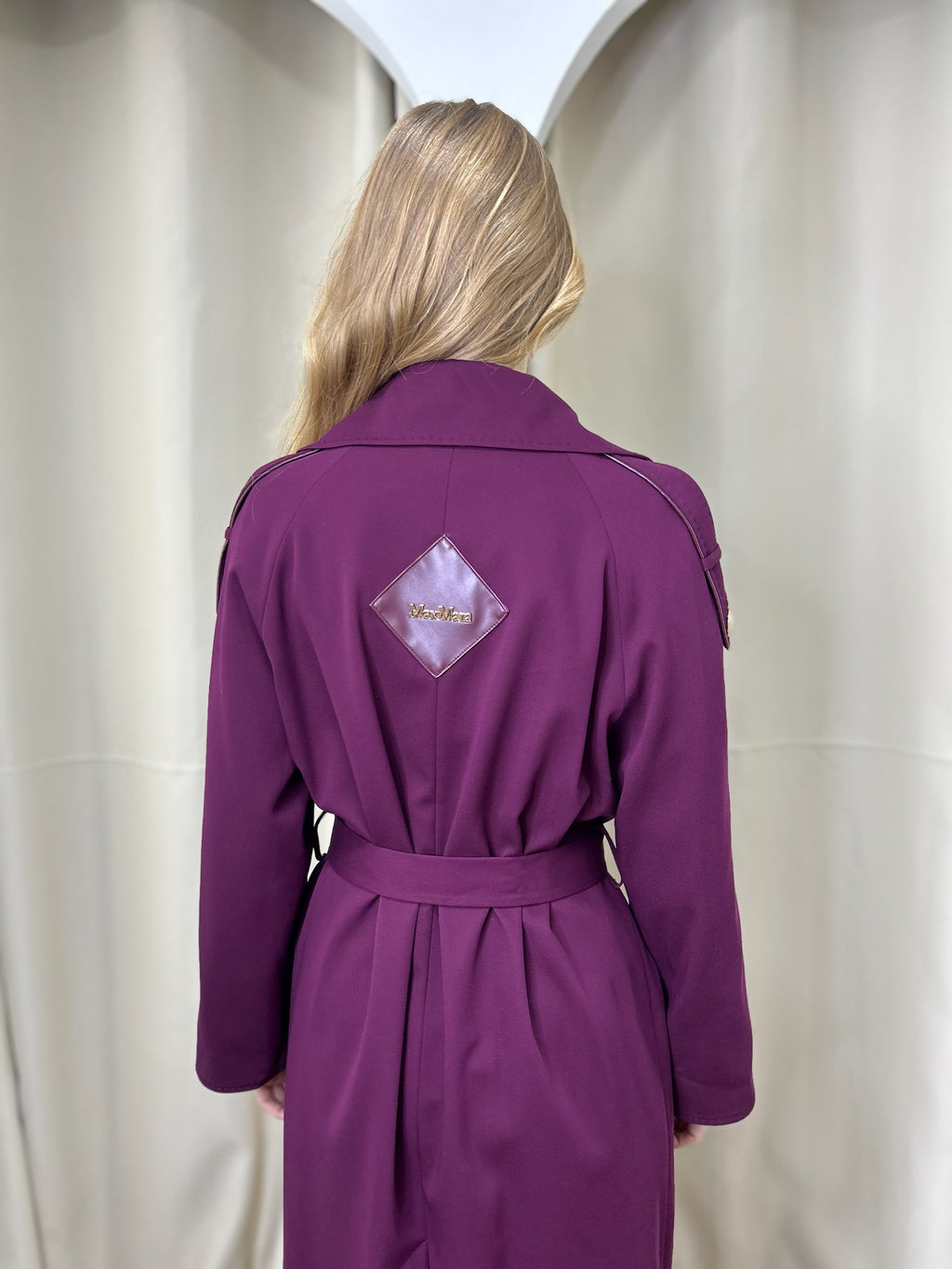 Trench Coat MaxMara Bordeau