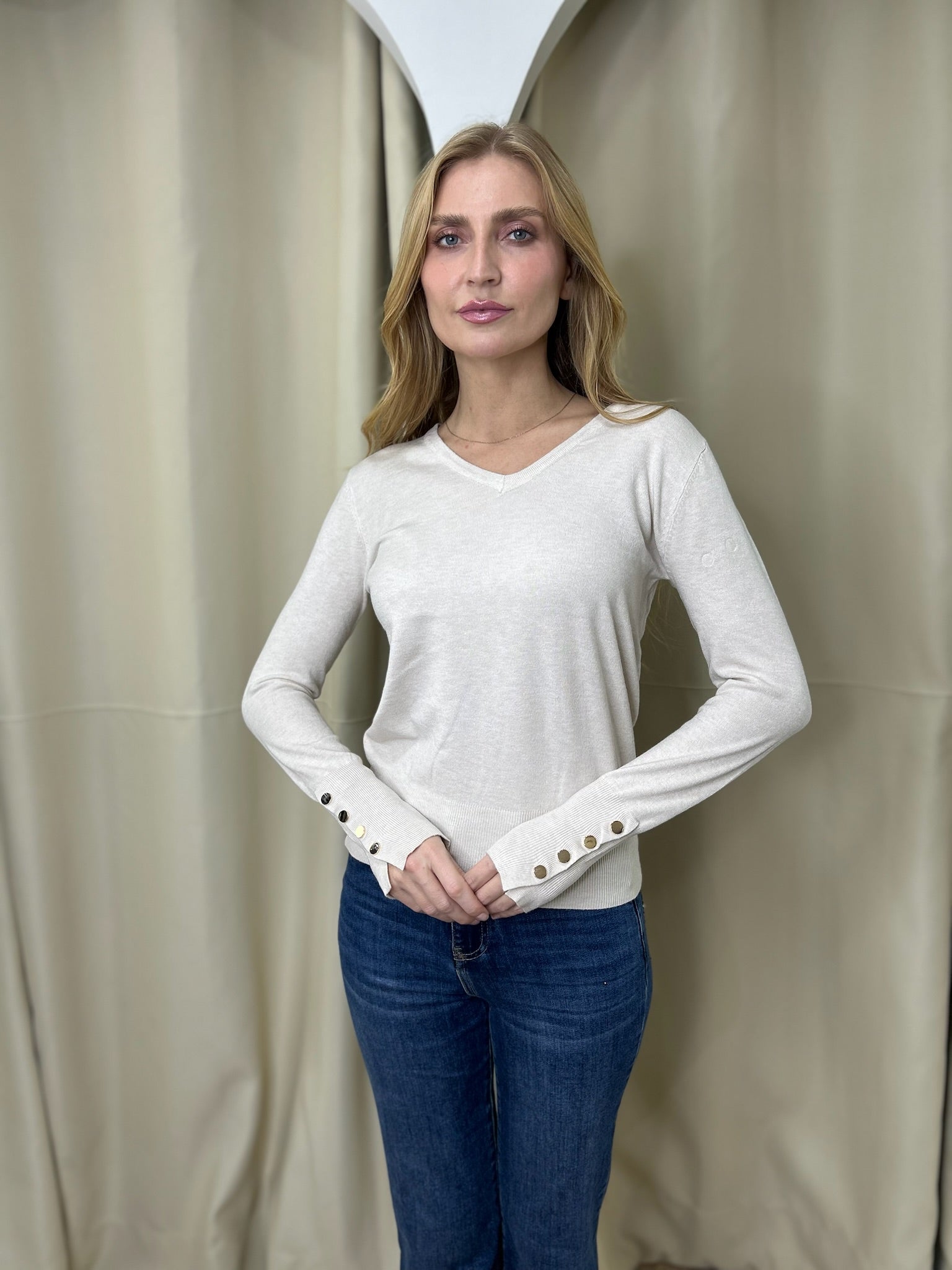 Pull leger en coton riche
