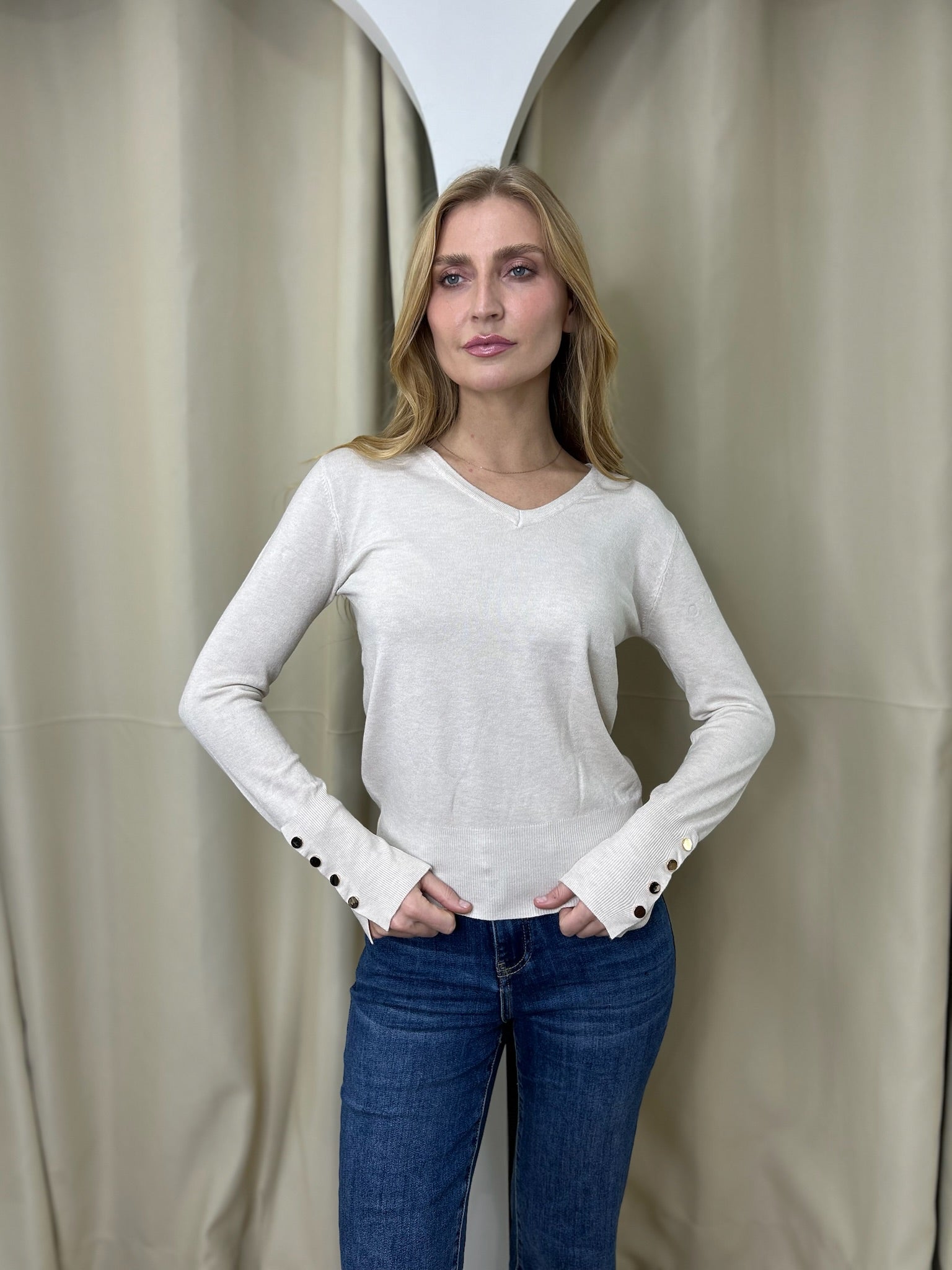 Pull leger en coton riche