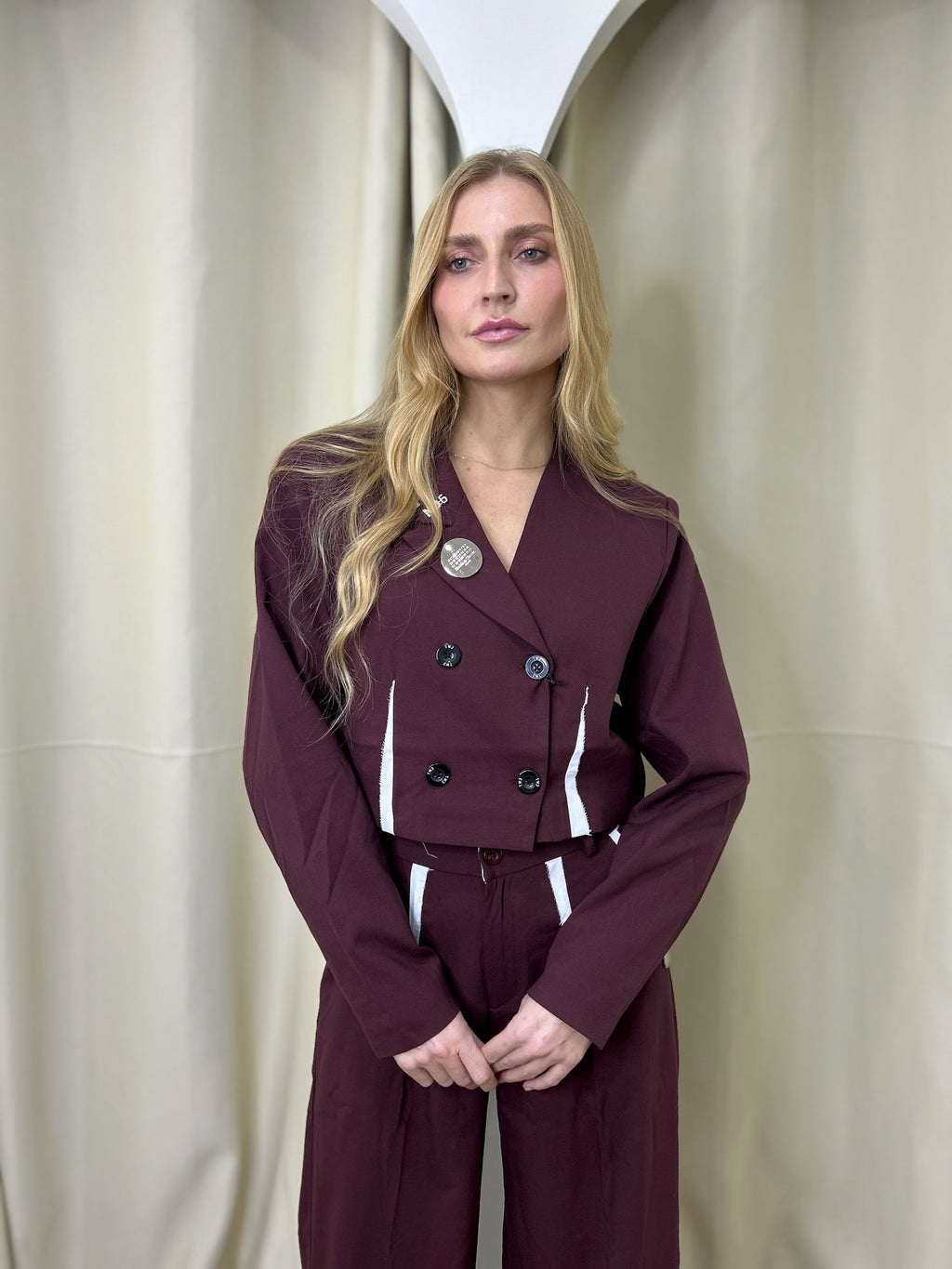 Ensemble Tailleur Crop