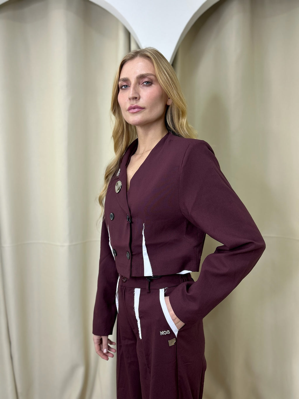 Ensemble Tailleur Crop