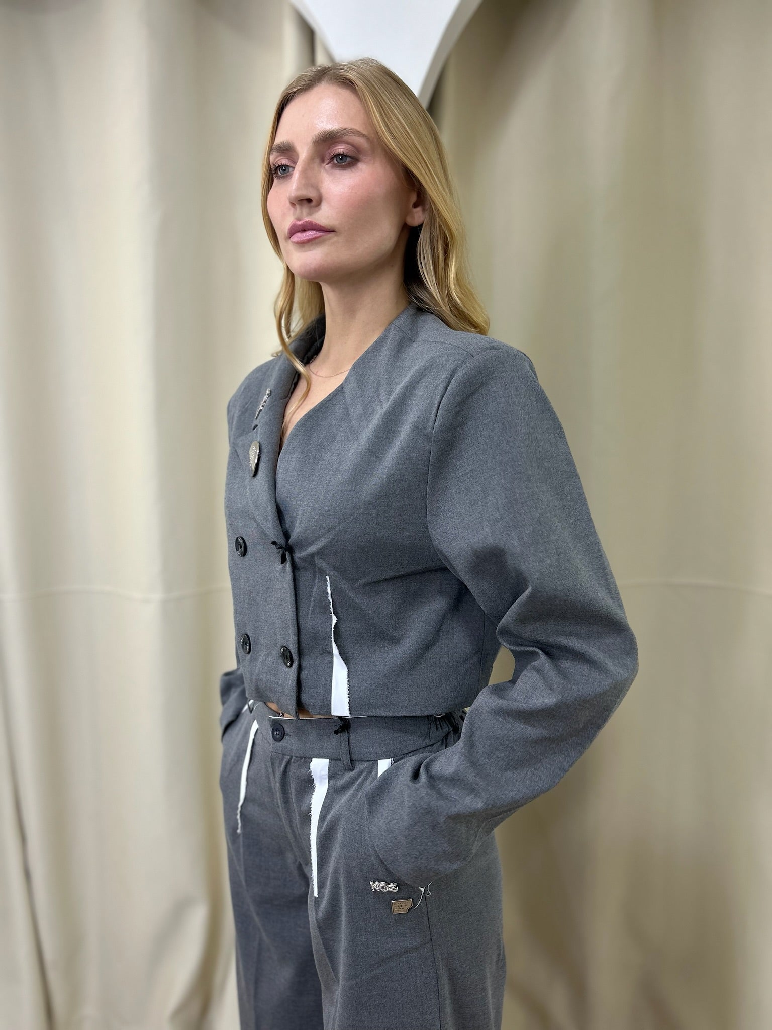 Ensemble Tailleur Crop