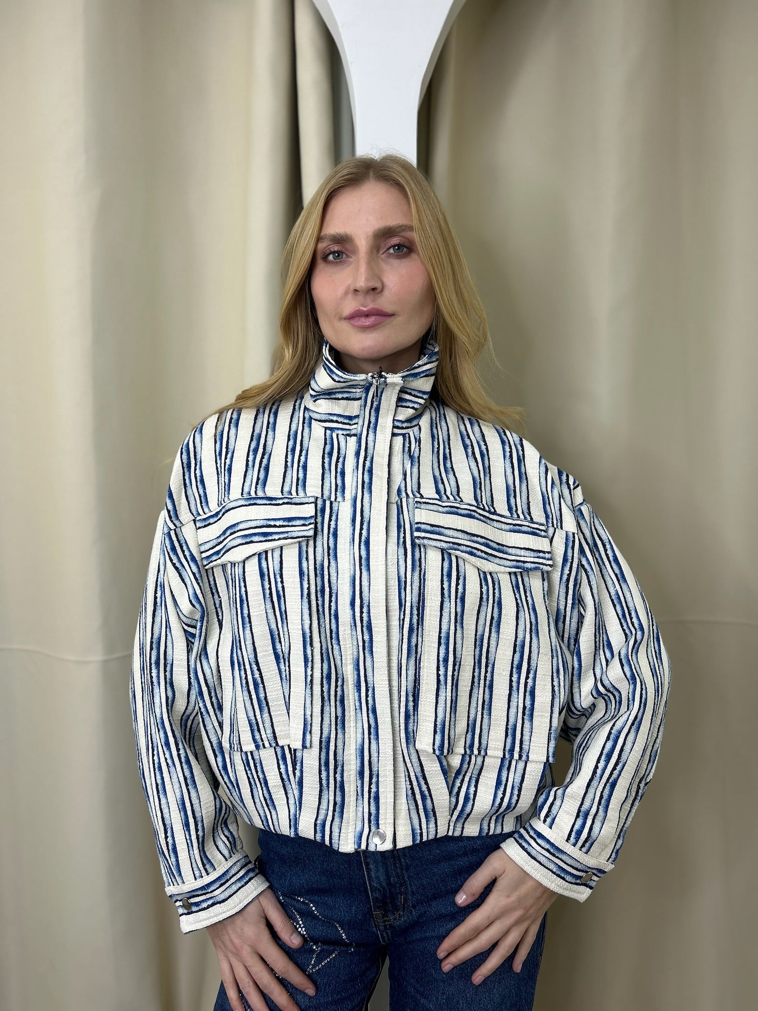 Veste Zara en rayures