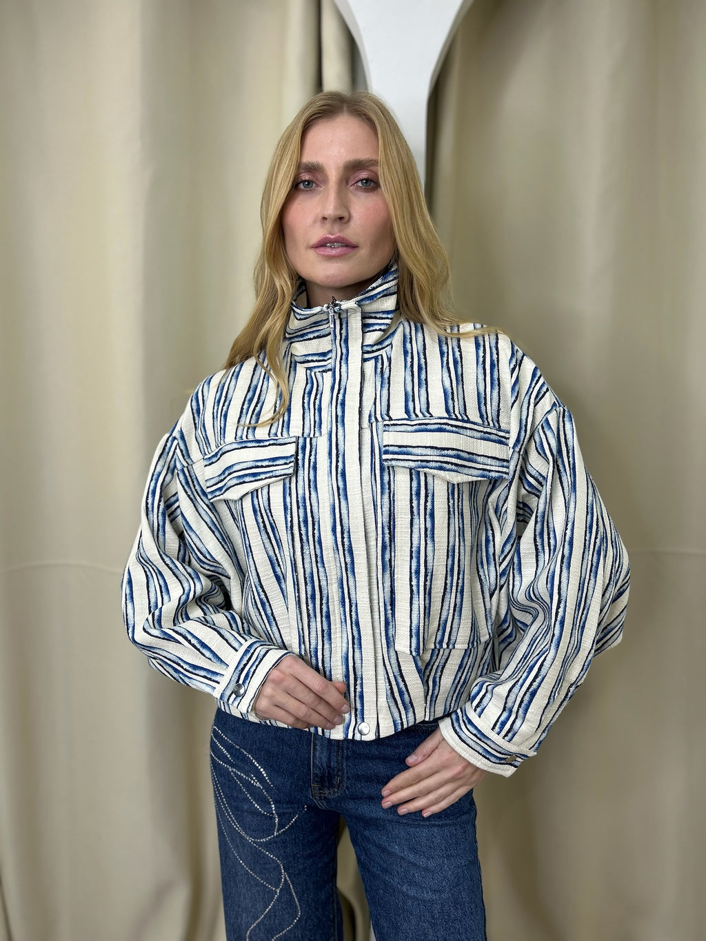 Veste Zara en rayures