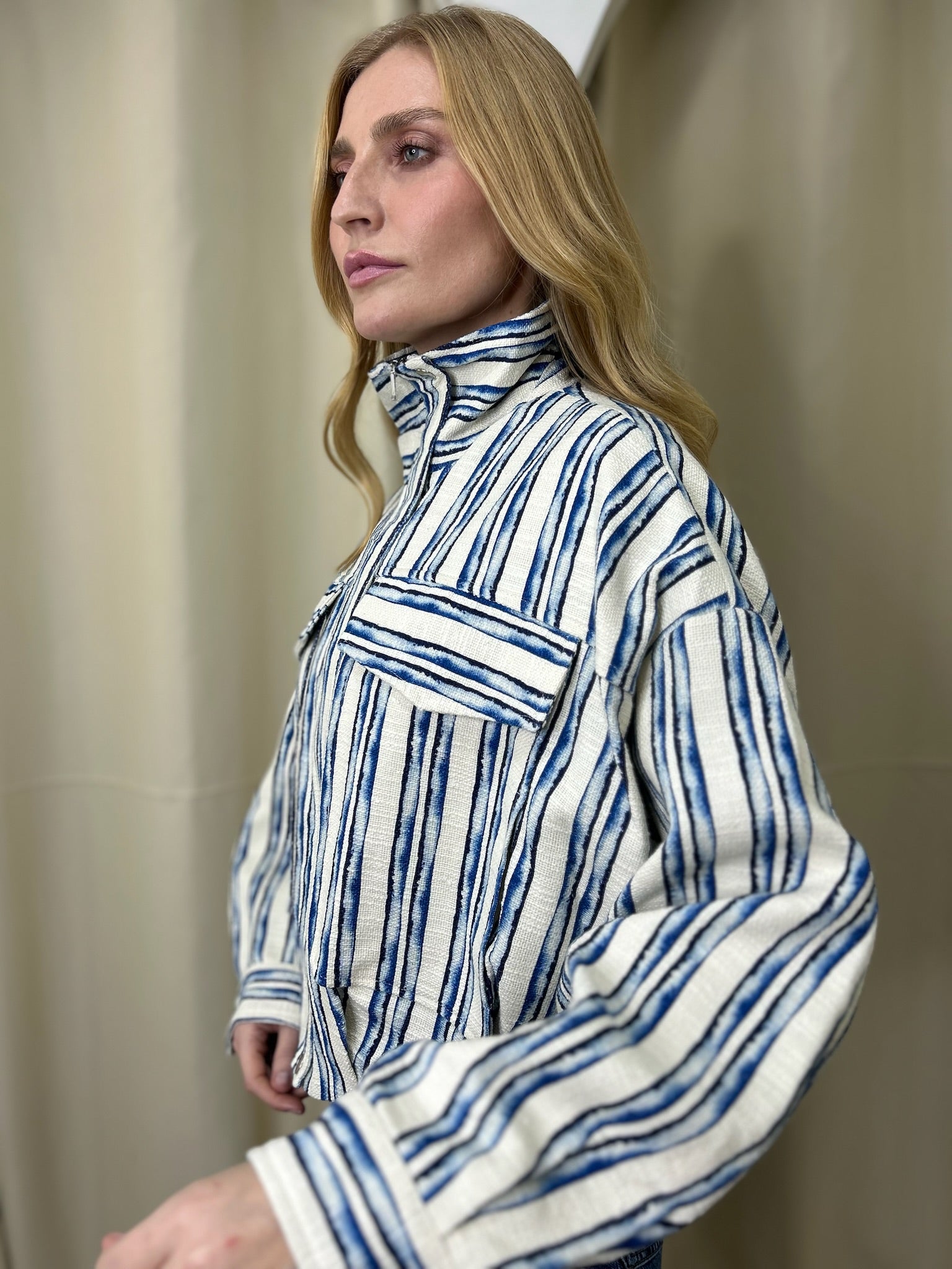 Veste Zara en rayures